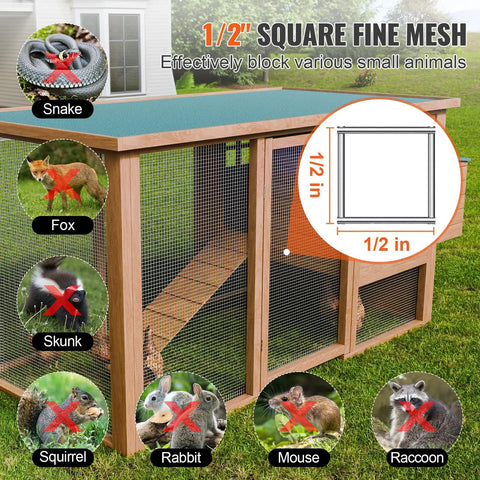 Image of Real Deal 1/2 Inch Hardware Cloth, 24 By 25 Ft Roll, 19 Gauge Hot Dipped Galvanized Steel Wire Mesh for chicken coop fencing.