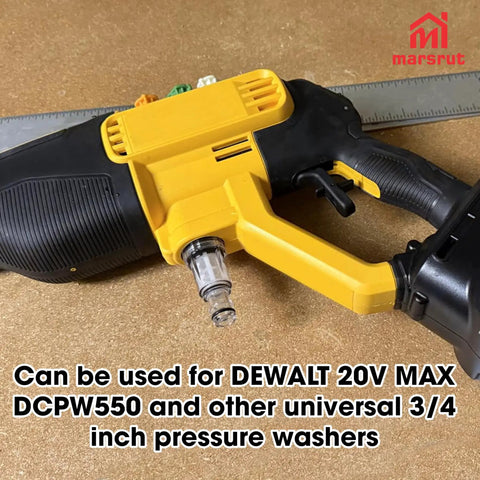 5 Pack 3/4 Inch Pressure Washer Parts Kit for 20V Max Cordless Washers Water Inlet Filter Connectors Quick Connect Adapters