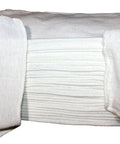 Shop Towels 13x13 White 100 Percent Cotton Commercial Grade Case of 500 Reusable Washable Cleaning Rags stacked view