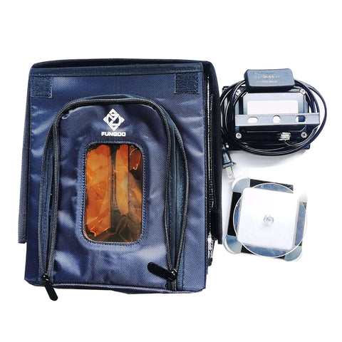 Large 3D Printer Resin Curing Station With UV Light And Solar Turntable components displayed, black enclosure with front window