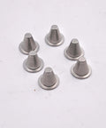 Waterjet witches hat short-stop filter cones, perforated stainless steel, 8-pack