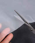Cutting 250 Mesh Paint Nylon Filter Sheet Pro Grade 39 By 39 Inches, 60 Micron Fine Screen with scissors