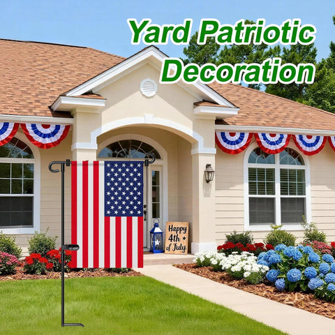 Sturdy Wrought Iron Garden Flag Stand For Outdoor Use Keeps Your 12.5 By 18 Inch Garden Flags Upright All Season Display