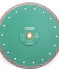 Diamond Porcelain Tile Saw Blade 10 Inch 250mm Dry Or Wet Cutting Disc With X Teeth Turbo Mesh Rim For Ceramic Tile