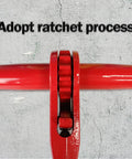 Close-up of Two Pack Ratchet Load Binder With Grab Hooks For 1/2 To 5/8 Grade 70 Transport Chain, ratchet mechanism detail