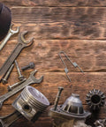Ditch Your Wonky Flip Lid With These Rock Solid Stainless Steel Torsion Springs And Make DIY Repairs A Breeze For Any Trash Can In The Kitchen Or Home. Stainless steel torsion springs and repair tools on wood