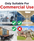 Image showing locations for Chrome Commercial Door Handle And Bathroom Door Lock With Vacant Occupied Indicator For Public Restrooms In Industrial Buildings High Visibility Status For Busy Places And Staff Or Guests Easy Read Lock Status use, not for home use.