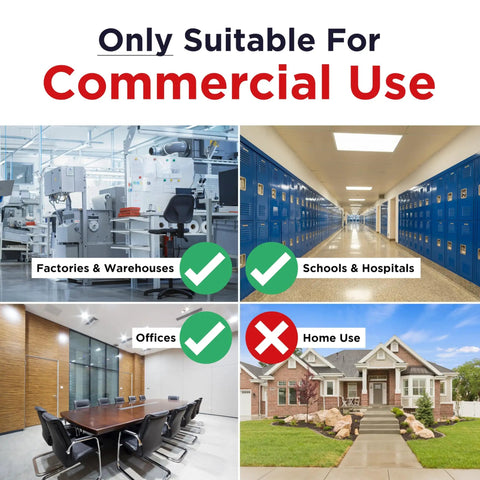 Image showing locations for Chrome Commercial Door Handle And Bathroom Door Lock With Vacant Occupied Indicator For Public Restrooms In Industrial Buildings High Visibility Status For Busy Places And Staff Or Guests Easy Read Lock Status use, not for home use.