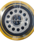 Top view of 1R-0749 Advanced High Efficiency Fuel Filter For Diesel Rigs And Heavy Machinery, showing threaded end