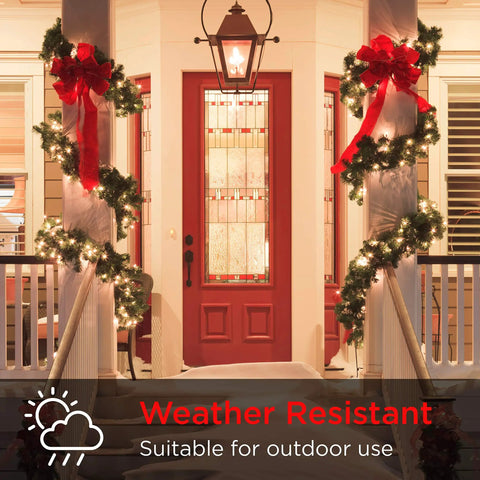 Outdoor Digital Timer Switch With Two On Off Programs, Grounded Single Outlet, Weather Resistant, Heavy Duty For Seasonal Lights And Landscape Lighting, Easy Plug And Play Setup, 1 Pack Gray Battery Backup Included