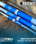 Temco Th4001 PVC conduit heat blanket bender for smooth bends on half to one and one half inch pipes on the ground.