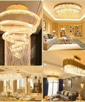 Luxury crystal chandeliers in living and dining areas featuring 12 Pack G9 LED Bulbs 4000K Natural Daylight 4W 40W Halogen Equivalent