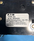 3 Pole 20 Amp Bolt On Circuit Breaker BAB3020H for panel installation, showing front label and mounting details