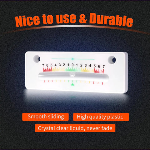 Two RV Camper Bubble Level Kit With Pretty Slick Color Coded Gauge And Quick Damping Fluid Vial Stick To Wall Or Surface Dead Center Accuracy Hit The Spot For Any Trailer Or Boat