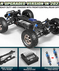 1 12 Scale 4x4 RC Truck With Upgraded 550 Motor For 42 KMH High Speed Electric Off Road Buggy RTR Desert Terrain Beast chassis