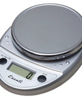 Primo Digital Food Scale For Precise Weighin, Portion Control, And Baking Prep, Easy Two Button Operation, Sealed Panel, Chrome Finish