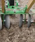 Disk Harrow Attachment For Wheel Hoe Garden Cultivator used for shallow cultivation and weed prevention in garden soil