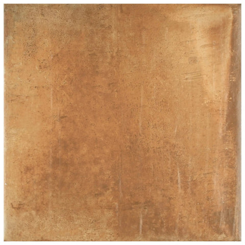 Rustic Cotto 13x13 Porcelain Tile For Floor And Wall, Glazed Textured Finish With Medium Sheen, Subtle Tone Variation