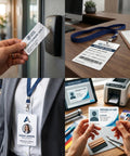 Bulk Pack Of 700 Blank CR80 PVC ID Cards 30 Mil Thick Dual Sided Badge Cards For Card Printers used for creating ID badges.