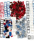Over 500 Building Blocks With Windows Doors And Roof Pieces For Mega Modular House Builds Tight Fit Compatibility With Major Brands