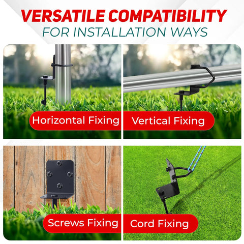 Heavy Duty 24 Inch Spiral Blade Mobile Home Ground Anchor 4 Pack installation methods for high wind setups