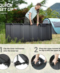 Ultralight Folding Camping Cot Bed For Outdoor Travel Portable And Compact Base Camp Ready Perfect For Hiking Mountaineering