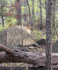 Multicam Camo Netting for Tactical Shelters and SmartFrame Systems in forest, Lightweight Yet Durable With Field Replaceable Wheel Housings