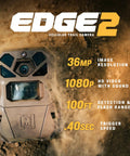 Edge 2 Cellular Trail Camera With Nationwide 4G LTE Auto Connect, 36MP Photos, 1080P Video With HD Audio, shown in action