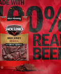 Original Beef Jerky Half Pounder Made With 100 Percent Real Beef Ready To Eat Protein Snack With 10g Per Serving In An 8 Oz Large Bag For Lunches And Outdoor Adventures, Jack Link's 8 oz bag