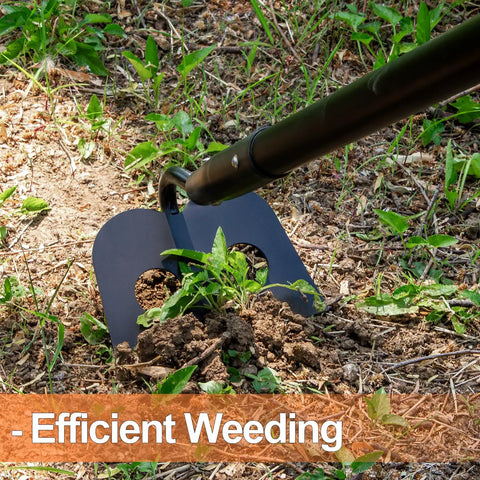 Long Handle Garden Hoe For Weeding Heavy Duty Steel Garden Tool With A 58 Inch Shaft Durable High Carbon Steel Rustproof