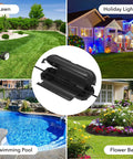 3 Pack Outdoor Extension Cord Cover Waterproof Plug Protector for Holiday Lights and Tools Electrical Connection Box