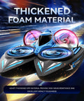 3 In 1 RC Drone Car Boat For Indoor And Outdoor Fun with thickened foam material in black and blue design