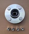 Front Wheel Hub Assembly With Bearing for Yamaha Golf Carts 1992-2025 G8 G9 G11 G14 G16 G19 G20 G21 G22 G27 G29 4 Lug Replacement, Steel Hub, Beefed Up