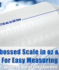 Built Tough Chemical Resistant Spray Bottles 24 Oz Four Pack With Embossed Measurement Scale leakproof with clear measurement scale for easy use.
