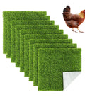 Reusable Chicken Nesting Pad Set for Coops, Washable Nest Box Liners, Durable TPU Backed Nesting Mats, 13x13 Inches, 9 Pack