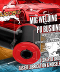 2 To 4 Inch Lift Upper Control Arms With Ball Joints Kit showing MIG welding and PU bushing highlights.
