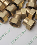 Beefy Brass Hose Adapter 3/4 FHT To 1/2 FIP For Garden Hoses Built To Last High Flow Leakproof Performance Great For Irrigation Pack Of 150