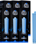 Clearyl Blue Compatible Water Filters For Coffee Machines 6 Pack Ultra Fine Activated Carbon Filtration Delivers Cleaner Tastier Water By Reducing Impurities Top Notch Replacement Filters product packaging and filter