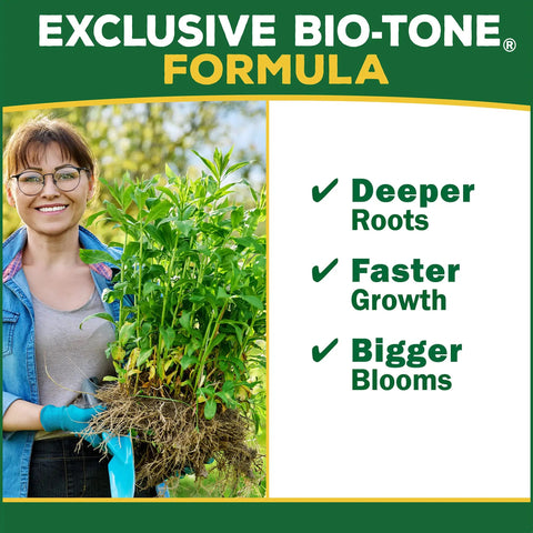 Organic Plant Tone 5 3 3 All Purpose Plant Food For Flowers Vegetables Trees And Shrubs Slow Release Natural Fertilizer 50 Lb Bag The Original Organic Fertilizer For Your Garden Hustle, woman holding uprooted plant
