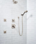 Ashlyn 3-Function Shower Diverter Trim Kit for 3 Way Shower With Brushed Nickel Finish, Diverter Valve Trim, Model T11864-SS Stainless Look.