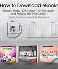 Image showing XL Size T Shirt Ruler Guide For Perfect Vinyl Alignment And Center Design Placement with accompanying eBook covers.