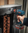 Using 10-Pack 3.5 Inch Square No. 2 Impact Screwdriving Power Bits for Big Torque Xtended Torsion Zone with Bosch impact driver