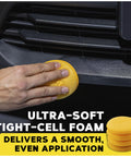 4 Inch Foam Applicator Pads For Car Polish And Wax Great For Pro Detailers And DIY Auto Pros ultra soft tight cell foam