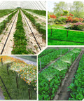 20 Sets Of Garden Irrigation Sprinkler Heads With Stakes, 90 Degree, 180 Degree, And 360 Degree Micro Spray Emitters in use