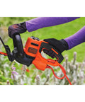 Using 22 Inch Electric Hedge Trimmer With Dual Action Blades And Full Wraparound Handle, 4 Amp Corded Power For Quick Smooth Trim
