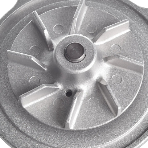 Direct fit engine water pump for Dodge Grand Caravan 2001 to 2007, precision machined bearings, laser welded housing.