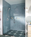 Magnetic Shower Head With Handheld Sprayer And Dock Six Spray Settings Easy Install Wall Mount 60 Inch Hose Chrome Finish in shower