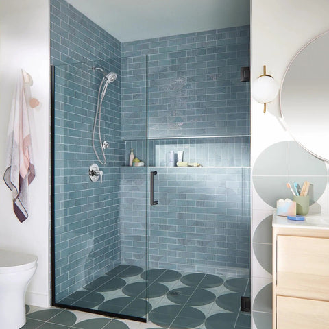 Magnetic Shower Head With Handheld Sprayer And Dock Six Spray Settings Easy Install Wall Mount 60 Inch Hose Chrome Finish in shower