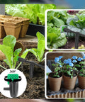30 Pcs Adjustable Water Flow Drippers With 30 Emitters And Stakes For Garden Lawn Plants Succulents And Flowers Drip Irrigation System Kit