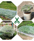 Ultra Fine Garden Mesh Netting Pest Barrier Ten By Fifty Feet White Plant Covers For Outdoor Patio Greenhouse Crops